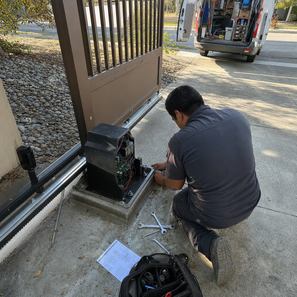 Double Gate Installation
